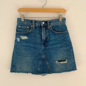 Everlane denim mini-skirt